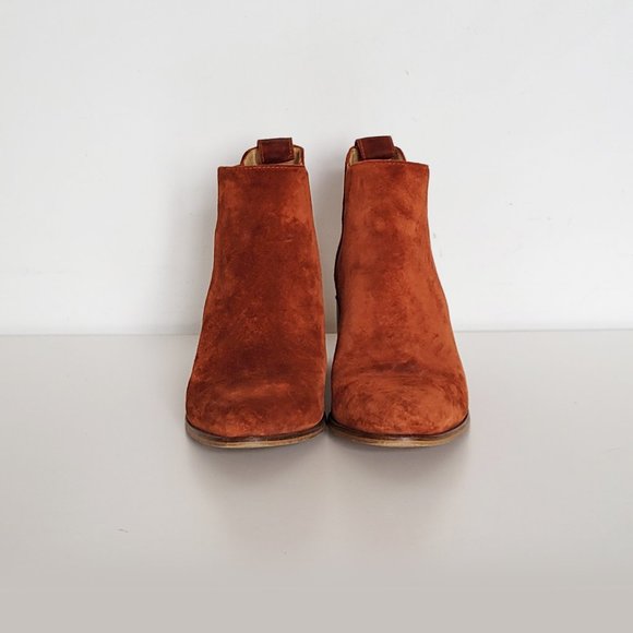 Everlane Women's Ankle Boots in Rust Suede - Picture 3 of 11